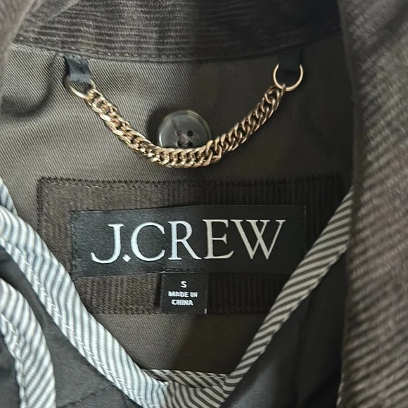 J.Crew Long Trench Coat Barn Jacket - Picture 6 of 7